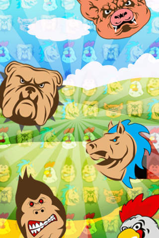 Angry Animals Match-3 Pro Game - Angry Pigs, Bad Birds and war between other furious farm heroes screenshot 4