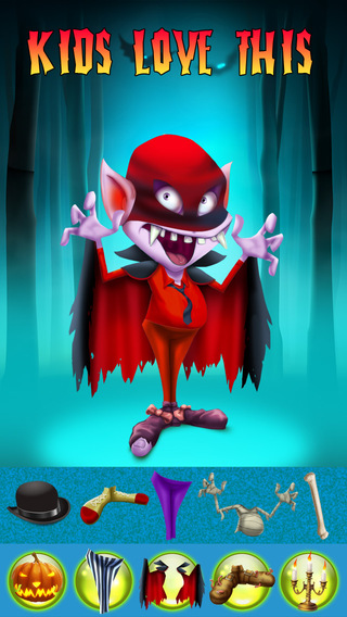 My Freaky Little Monsters and Zombies Dress Up Club Game - Advert Free App