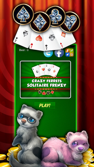 Crazy Ferrets Solitaire Frenzy Super Flaming Jetpack Sonic Jump-ing