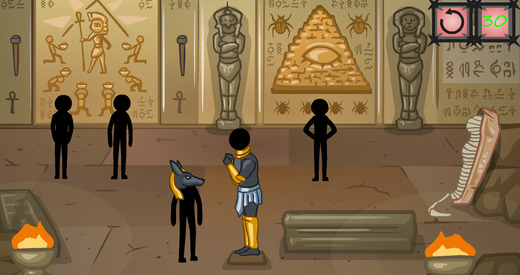Stickman Curse of the Pharaohs