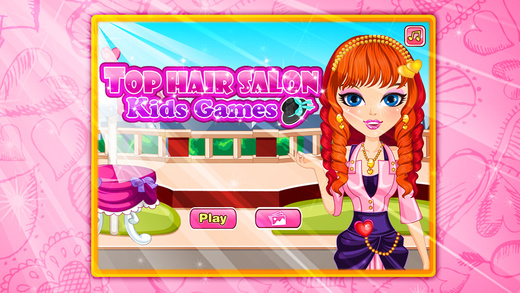 Top hair salon-Kids Games