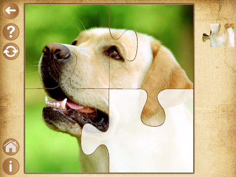 Скриншот из Dogs Photo jigsaw Puzzle Games for preschool kids boys and girls HD 3 +