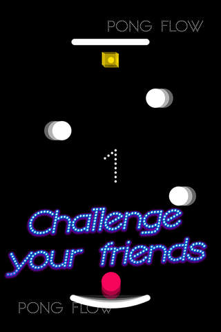 Pong Flow - Free Neon Color Game screenshot 2