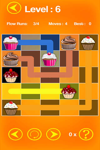 Cupcake Flow Free : Match The Cupcakes screenshot 3