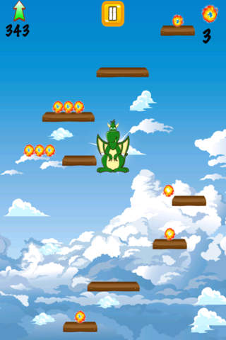 Dragon Dash Story - Tap to jump up to the sky castle screenshot 2
