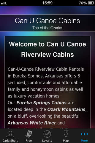 Can U Canoe Cabins screenshot 2