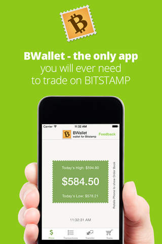 BWallet - mobile Bitstamp screenshot 3