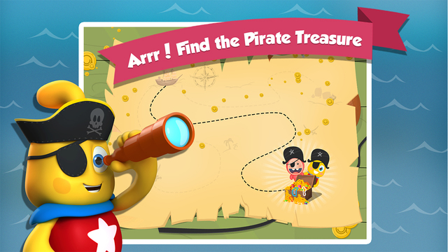 【免費教育App】Icky the Pirate -  Treasure Trace - Learn to write Uppercase ABC - Lesson 2 of 3-APP點子