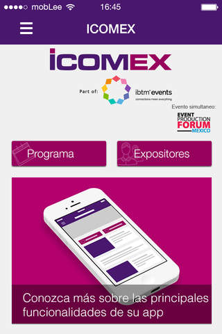 ICOMEX screenshot 2