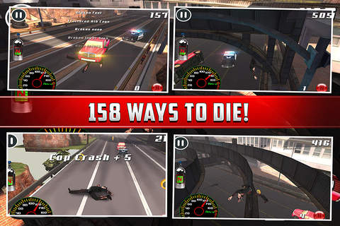 Reckless Cops Rival Bandits 3D Xtreme 911 Police Car Smash Racing screenshot 2