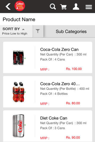 Coke2Home.com screenshot 2