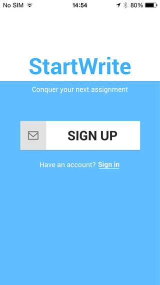 StartWrite: Academic To-Do List