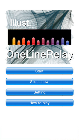 【免費遊戲App】Illust OneLineRelay-APP點子