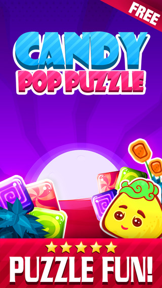 Candy Pop Puzzle 2015 - Soda Match 3 Candies Game For Children HD FREE