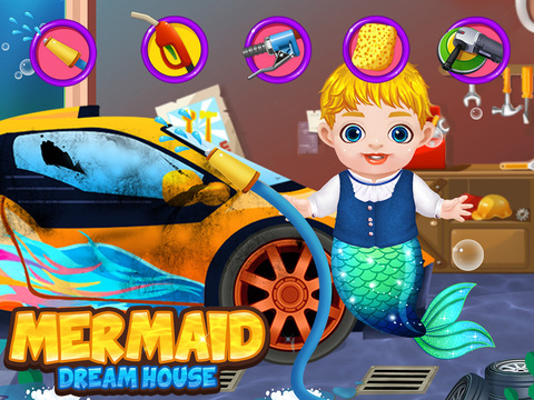 免費下載遊戲APP|Mermaid Dream House - Little Ocean Kids Clean, Wash & Care Games app開箱文|APP開箱王