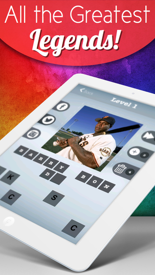 免費下載遊戲APP|Baseball Legends Pic Quiz - Top 100 MLB Homerun Hitters of All Time app開箱文|APP開箱王