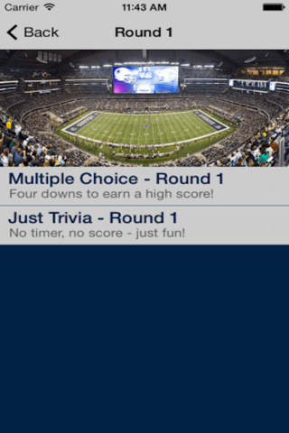 Tailgate Trivia Dallas Cowboys Edition screenshot 2