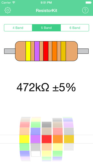 【免費工具App】ResistorKit-APP點子