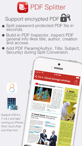 【免費生產應用App】PDF Splitter by Feiphone - Easy split multi-page PDF file-APP點子