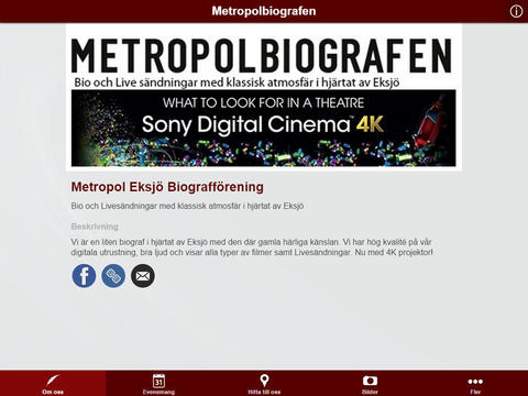 【免費娛樂App】Metropol Eksjö Biografförening-APP點子