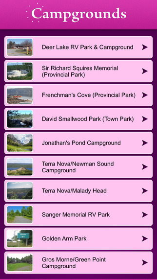 【免費交通運輸App】Newfoundland and Labrador Campgrounds-APP點子