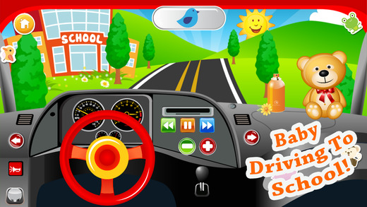 Baby School Bus - Fun Role Playing Game For Children With Toddler Songs