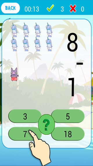 Math Game for Almost Naked Animals Edition