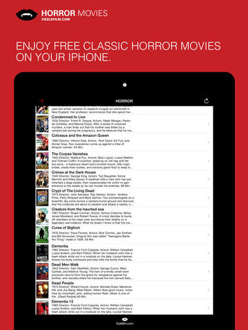 免費下載娛樂APP|Fizzlefilm Horror – Watch Classic Movies app開箱文|APP開箱王