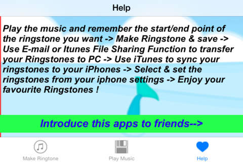 Ringtone maker and converter - make unlimited free ringtones ! (free) screenshot 4