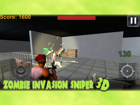 【免費遊戲App】Zombie Invasion Sniper 3D Pro-APP點子