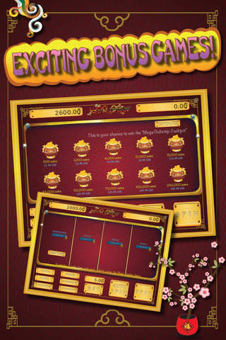 Lucky Chinese New Year Slots - Deluxe Casino Slot Machine and Bonus Games FREE screenshot 3
