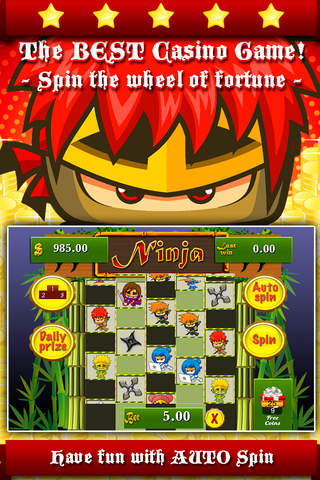 AAA Aaron Ninja Slots PRO screenshot 2