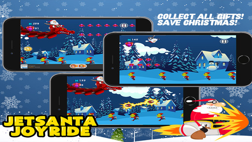 【免費遊戲App】JetSanta Adventures Free: Endless Santa Christmas Gifts Collection Game-APP點子