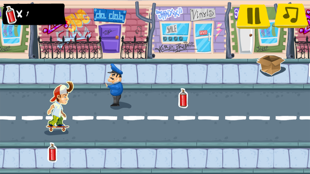 【免費遊戲App】Skater Dude Fun Game-APP點子