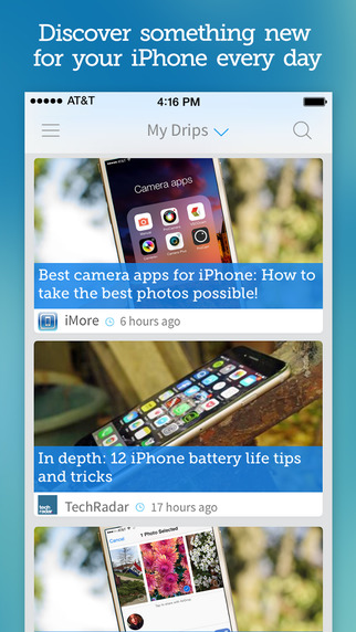 Drippler - Tips Apps Updates for iPhone iPad iPod Touch