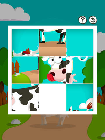 【免費遊戲App】Farm Country Animal Puzzle-APP點子