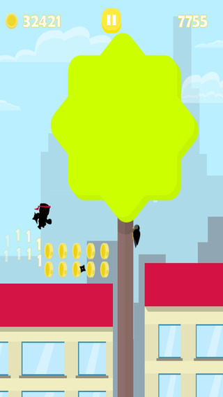 【免費遊戲App】Jump Ninja: The Rooftop Hero-APP點子