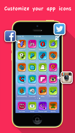 Skin My Icons FREE- Home Screen Icons Icons Skin