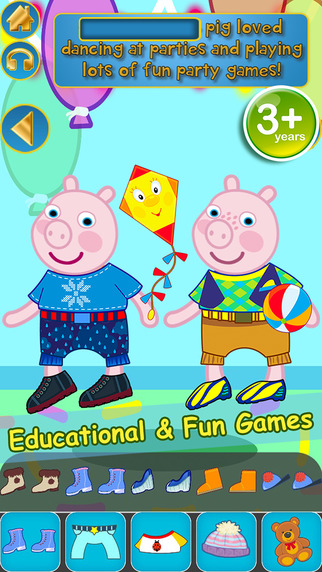 【免費遊戲App】My Interactive Happy Little Pig Story Book Dress Up Time Game - Free App-APP點子