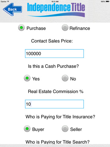 【免費商業App】Florida Closing Cost Calculator HD-APP點子