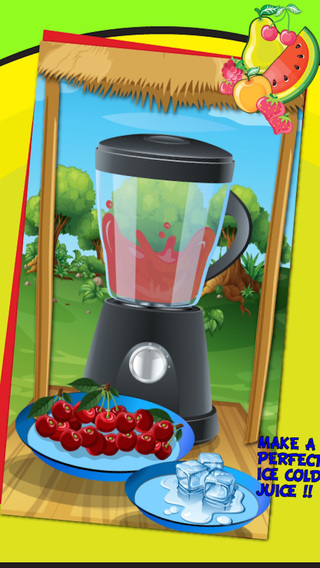 Yummy Juice - Kids get ready to make your own Smoothie Slush with Ice Cubes and colorful Juice Flavo
