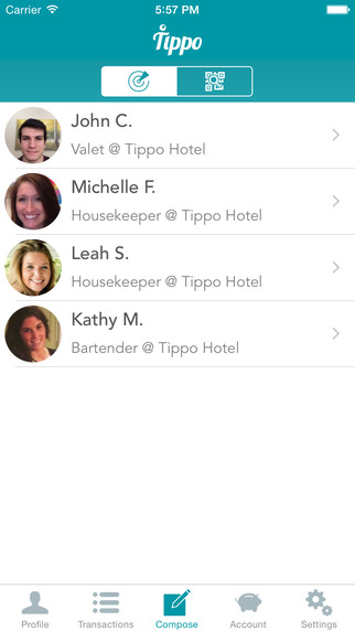 Tippo - Pay Tips From Your Phone