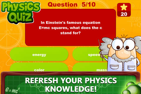 Physics Quiz 2014 screenshot 3