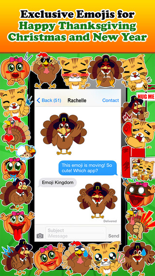 Emoji Kingdom Free - Christmas Turkey Emoticons