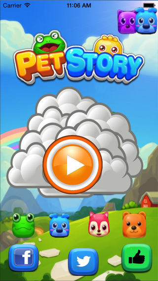 Pet Story : Match 3 puzzle adventure Game for Kids Childs