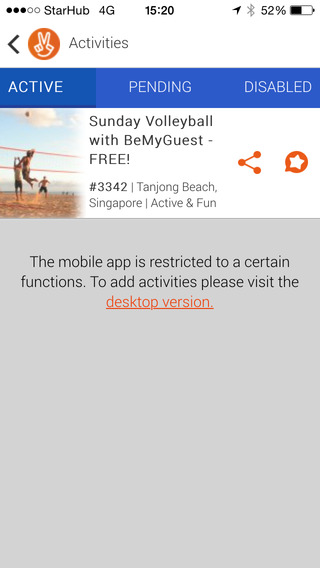 BeMyGuest Supplier Mobile App