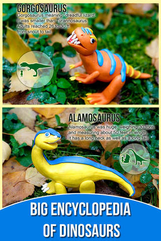 Plasticine. Creative craft dinosaurs from modelling clay. screenshot 3