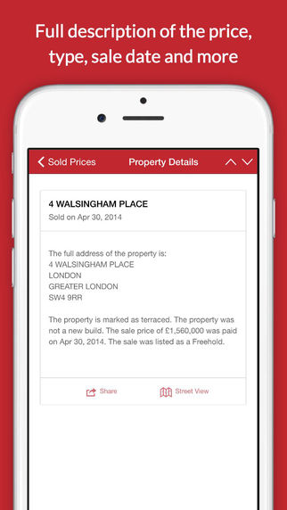 【免費工具App】Sold House Prices Land Registry UK-APP點子