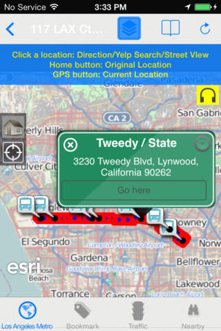 My LA Metro Next Bus - Public Transit Search and Trip Planner screenshot 3