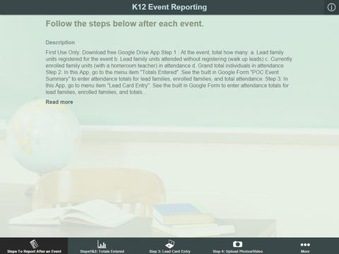 【免費商業App】K12 Event Reporting-APP點子